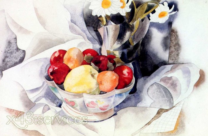 Charles Demuth - Obst und Gaensebluemchen - Fruit and Daisies